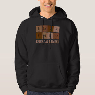 Sudadera Padre Negro La Tabla Periódica Del Elemento Esenci