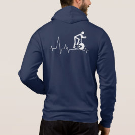 Sudadera Padre Personalizado del latido del corazón del cic