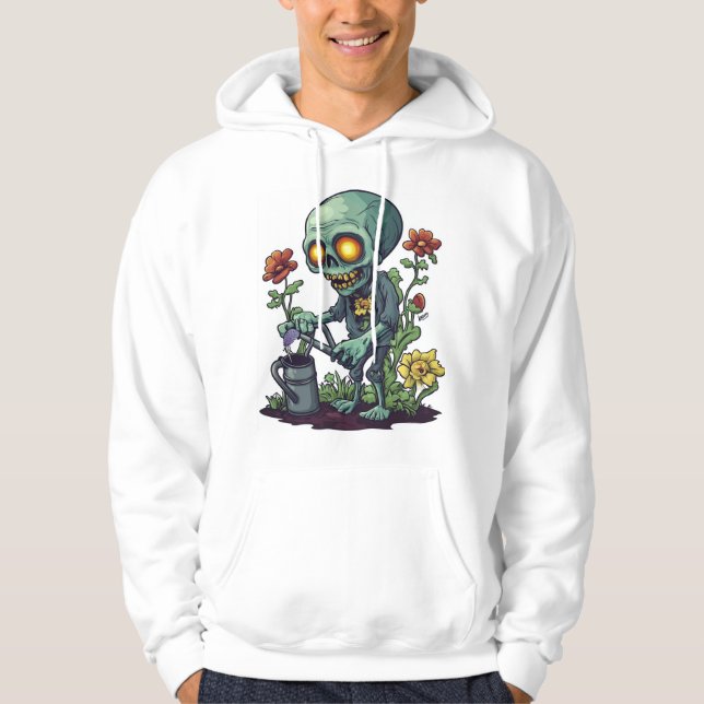 Sudadera Padre Planta Zombi (Anverso)