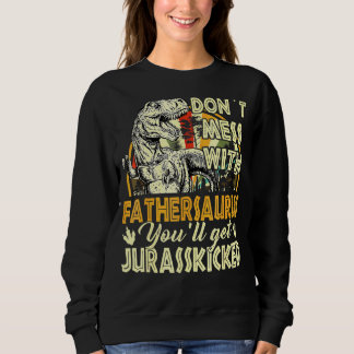 Sudadera Padre retro macho Rex Saurus Día del Padre