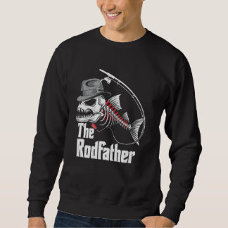 Sudadera Padre Rodfather Pescador Pescador De Esqueleto De