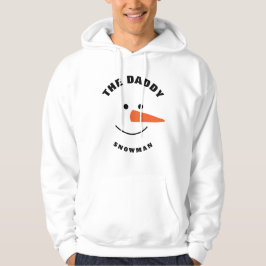 Sudadera Padre Snowman Face Squad Costume Familiar