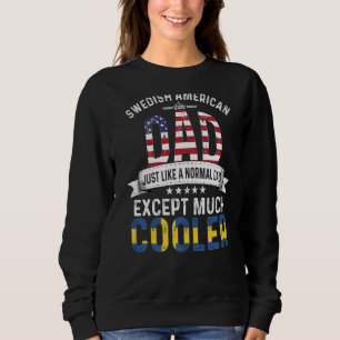 Sudadera Padre Sueco Estadounidense Día del Papa