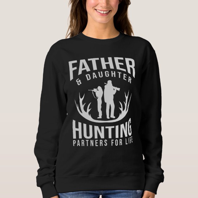 Sudadera Padre Y Hija Cazando Cazadores De Camisas (Anverso)