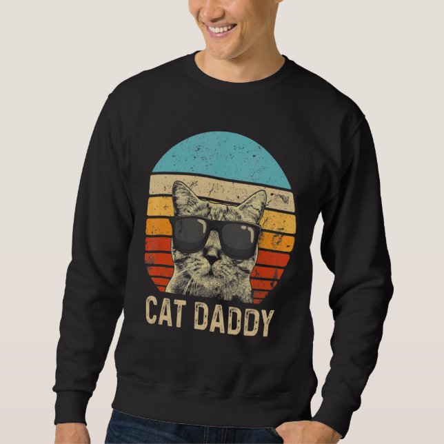 Sudadera Padres de papá de gato viejo (Anverso)