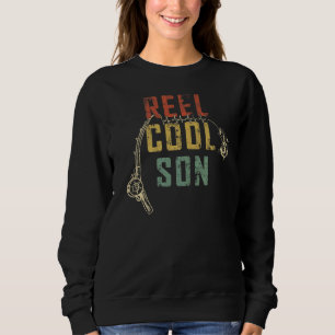 Sudadera Padres Día Reel Guay Hijo pescador