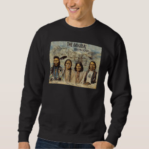 Sudadera Padres Fundadores Originales Nativo Americano