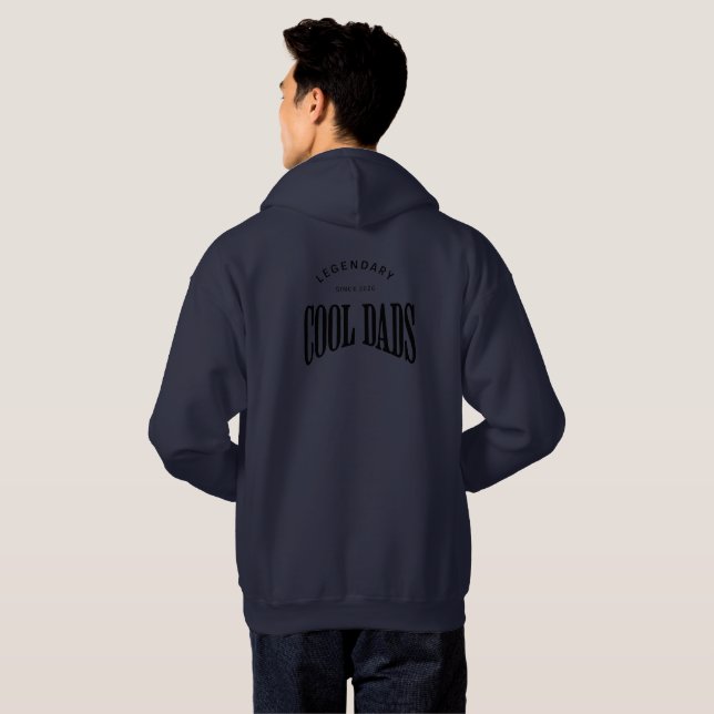 Sudadera Padres Geniales Legendarios – Diseño de Tipografía (Reverso completo)