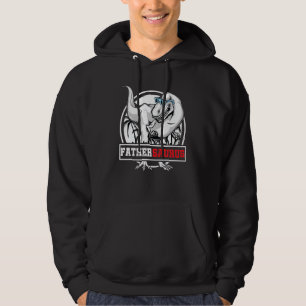 Sudadera PadreSaurus Rex Dinosaurio Retro Padre Saurus Fami