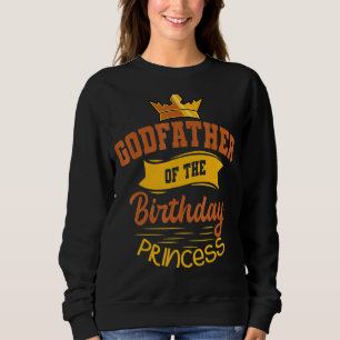 Sudadera Padrino De La Princesa De Cumpleaños Fiesta Bday C