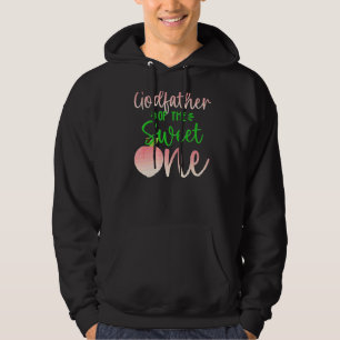 Sudadera Padrino Del Cumpleaños Un Peach Primer Verano Fru