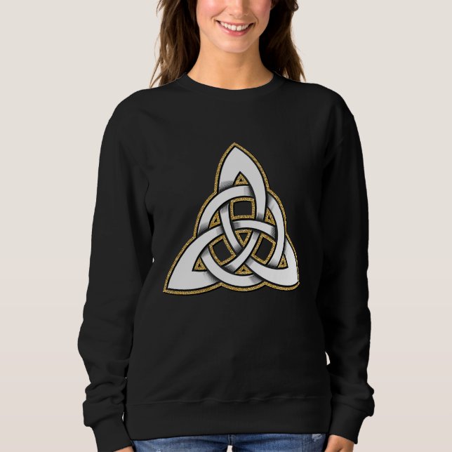 Sudadera Pagen Triquetra Symbol Celtic Trinity Knot (Anverso)