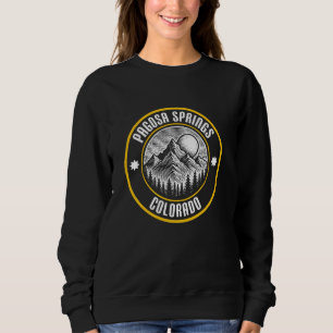 Sudadera Pagosa Springs Colorado USA Mountain Design