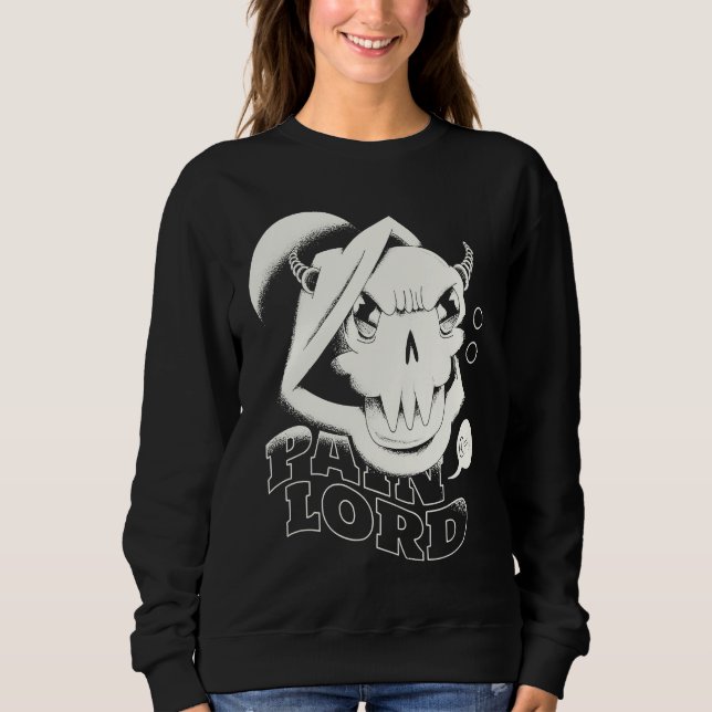 Sudadera Pain lord scary creepy creature hoodie (Anverso)