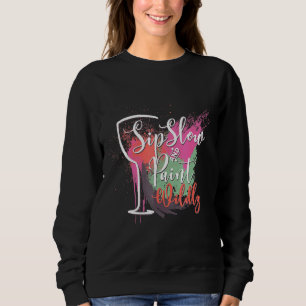 Sudadera Paint And Sip Night Fiesta Wine Canvas Wild Fun Vi