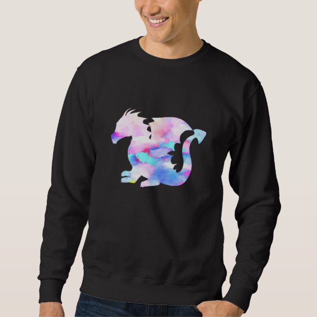 Sudadera Paint Dragon Zodiac Fantasía Mítica Cr (Anverso)