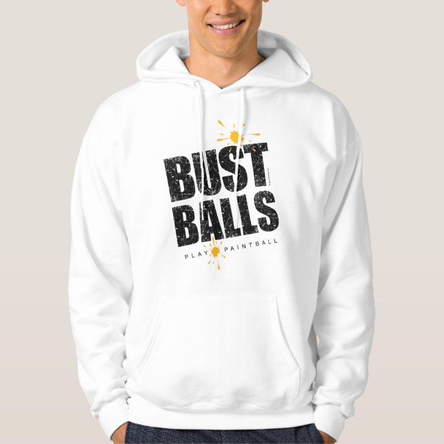Sudadera Paintball Bust Balls Hoodie (Anverso)