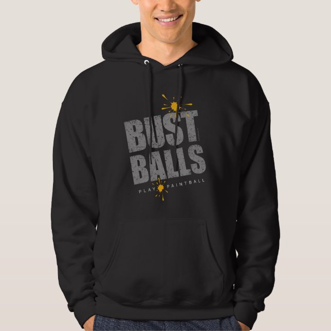 Sudadera Paintball Bust Balls Hoodie (Anverso)