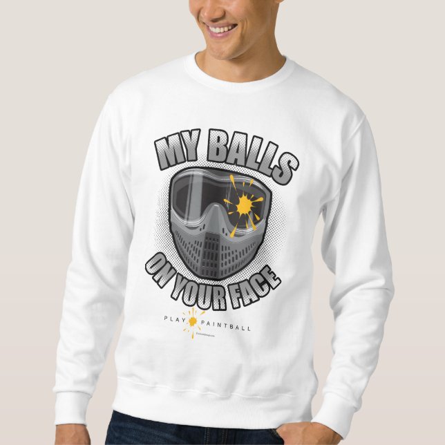 Sudadera Paintball en tu cara (Anverso)