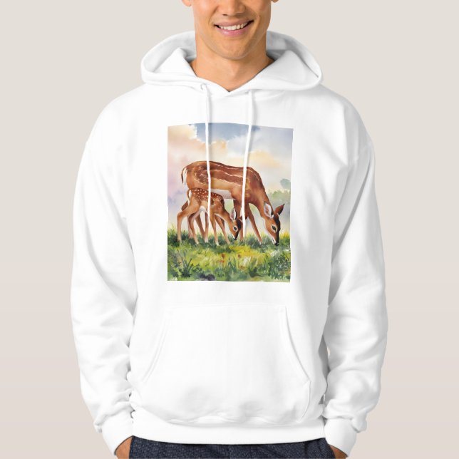 Sudadera Painted Deer Mom and Baby (Anverso)
