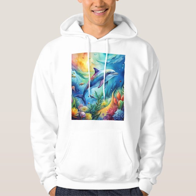 Sudadera Painted Dolphin (Anverso)