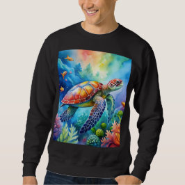 Sudadera Painted Sea Turtle 