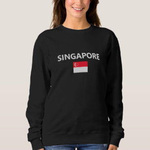 Sudadera País de bandera de Singapur