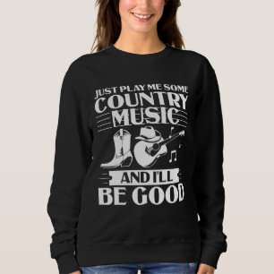 Sudadera País del equipo de música Country Song Teaching Co