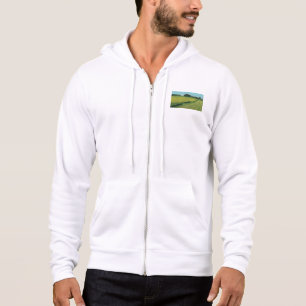 Sudadera Paisaje Campestre Verde