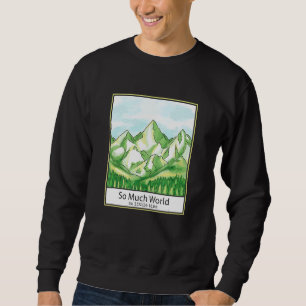 Sudadera Paisaje de bosque de montaña árbol naturaleza