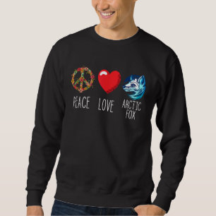 Sudadera Paisaje de Fox Ártica Amor Paz Paz Corazón Paz