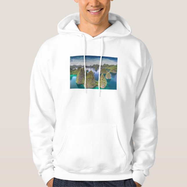 Sudadera paisaje de la isla Wayag, Indonesia (Anverso)