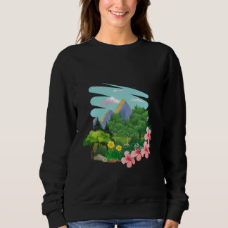 Sudadera Paisaje de las montañas tropicales