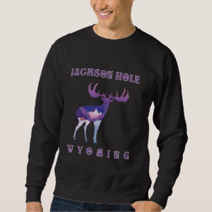 Sudadera Paisaje de montaña dentro de un Hole Moose Jackson