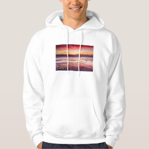 Sudadera Paisaje marino y muelle al atardecer, CA