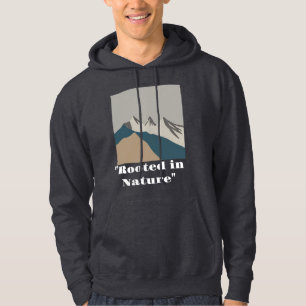 Sudadera Paisaje minimalista de montaña T inspirado en la