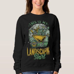 Sudadera Paisaje paisajístico Arquitecto Retro V