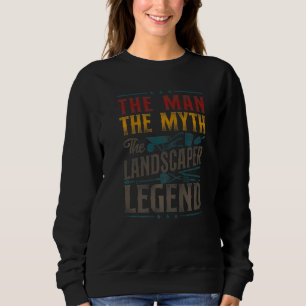 Sudadera Paisaje paisajístico Arquitecto Retro V