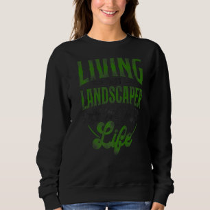 Sudadera Paisaje paisajístico del arquitecto Vintage