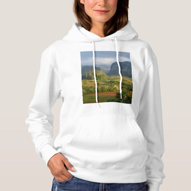 Sudadera Paisaje panorámico del valle, Cuba (Anverso)