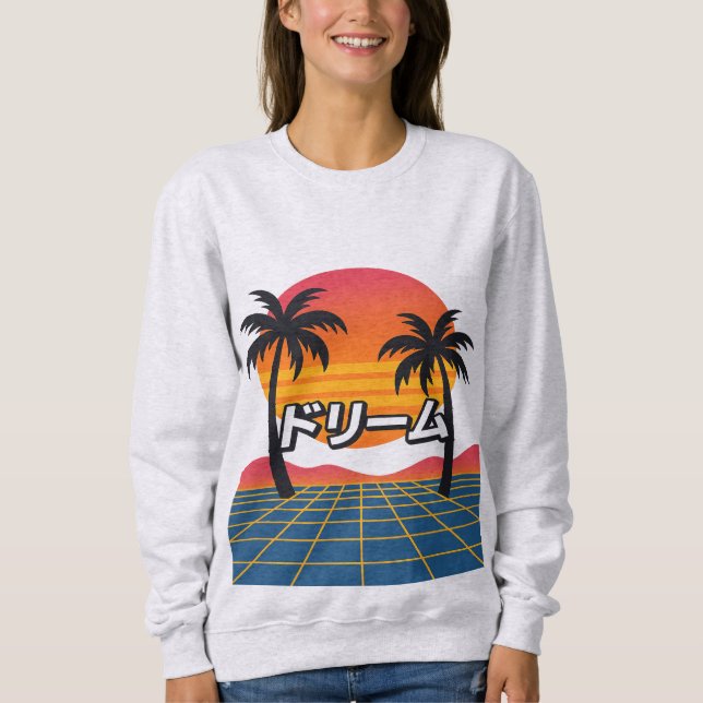 Sudadera Paisaje retro (Anverso)