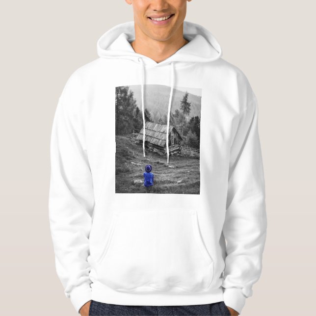 Sudadera Paisaje rural Fotografía Minimalista (Anverso)