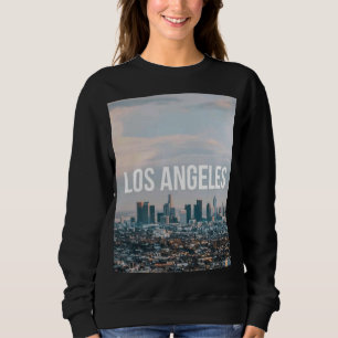 Sudadera Paisaje urbano retro de Los Ángeles Estética Ciuda