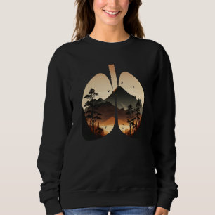 Sudadera Paisajes de montaña atardeceres y lagos escalador 