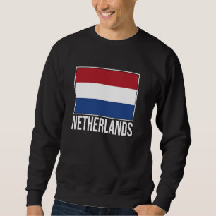 SUDADERA PAÍSES BAJOS NEDERLAND FLAG HOLLAND ORGULLO DUTCH