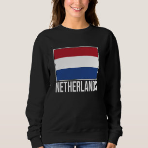 SUDADERA PAÍSES BAJOS NEDERLAND FLAG HOLLAND ORGULLO DUTCH
