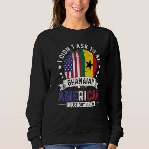 Sudadera Países Banderas Orgullo País Ghanés Americano
