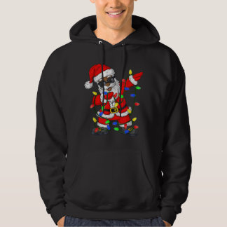 Sudadera Pajam Navidades de Papá Noel afroamericano