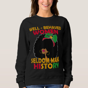 Sudadera Pajama de Historia Negra Bien Comportado Las Mujer