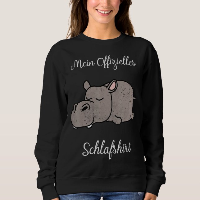 Sudadera Pajamas dormidos, camisón nocturno, Hipo (Anverso)